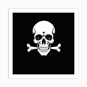 Skull And Crossbones 5 Art Print