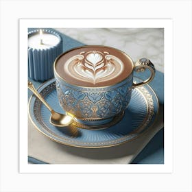 Latte Art Art Print