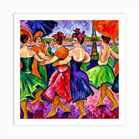 Dancing In Paris Art Print