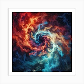 Spiral Nebula Art Print