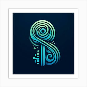 Letter S 1 Art Print