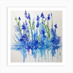 Bluebells Art Print