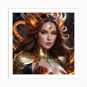 Demon Goddess Art Print