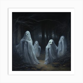 Ghosts In The Woods Art Print