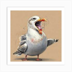 Seagull 11 Art Print