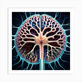 Brain And Spinal Cord 14 Art Print