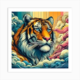 Creative Wild Animal Representation 89 Art Print