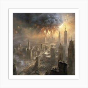 Apocalypse City 4 Art Print