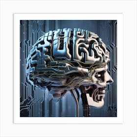 Artificial Brain 26 Art Print