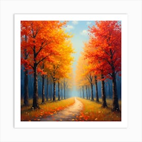 Autumn Path Art Print