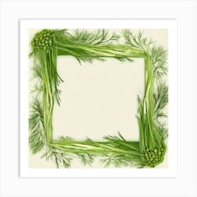 Dill Frame Art Print