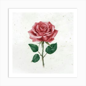 Pink Rose 2 Art Print