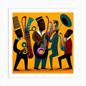 Jazz Musicians 6 Art Print