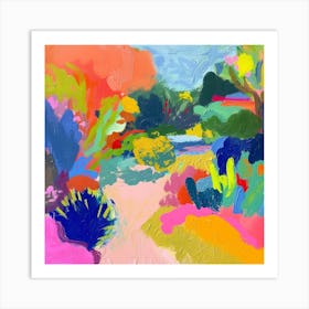 Colourful Gardens Claude Monet Foundation Gardens France 3 Art Print