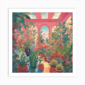 Pink Garden Art Print