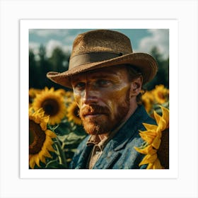 Default Van Gogh Sunflowers 0 Art Print