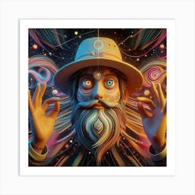 Psychedelic Art 3 Art Print