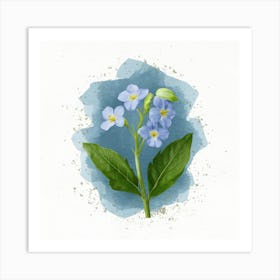 Forget Me Not Art Print