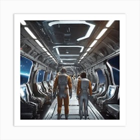 Spaceship Interior 1 Art Print