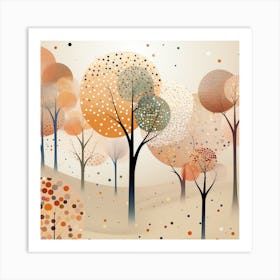 Autumn Trees 3 Art Print