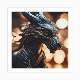 Bokeh Dragon Art Print