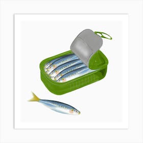 Sardines Art Print