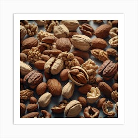 Nuts And Seeds 16 Art Print