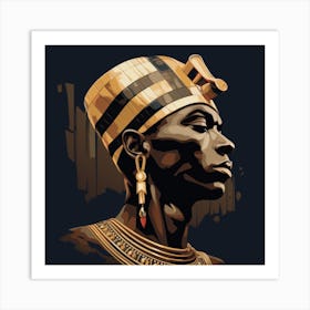 Egyptian King Art Print