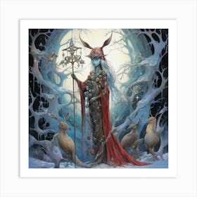 Winter Wraith Art Print