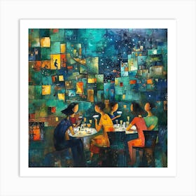 Night In The City 9 Art Print