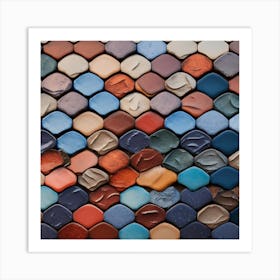 Mosaic Tile Pattern 1 Art Print