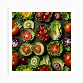 Unique Design Pictures Of Salad 1 Art Print