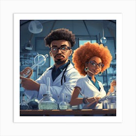 Science Nerd 4 Art Print