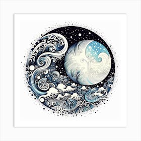 Yin And Yang 12 Art Print