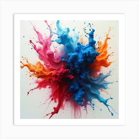 Color Splash Art Print