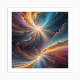 Cosmic Rays Art Print