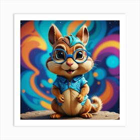 Chipmunk 39 Art Print