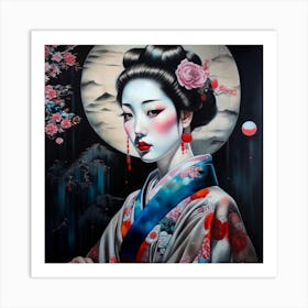 Geisha 1 Art Print