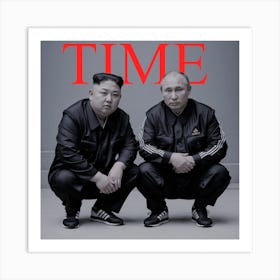 Time Cover Putin Kim Art Print