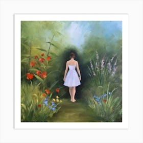 Into The Garden 5 Art Print