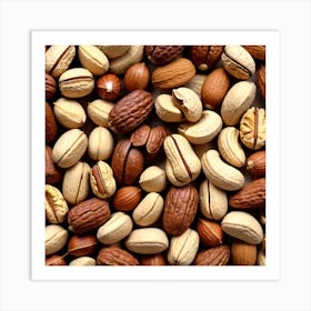 Nuts And Seeds 10 Art Print