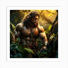 Tarzan with a new look Art Print