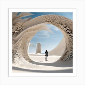 Sand Sculpture 48 Art Print
