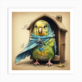 Budgie Bird 1 Art Print