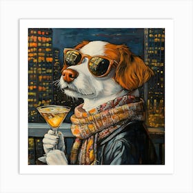 Whimsical Dogs 51 Art Print