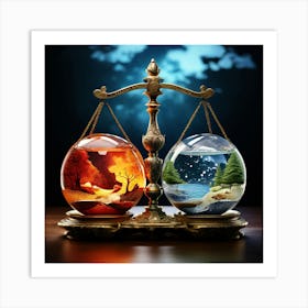 Balance Scales Art Print