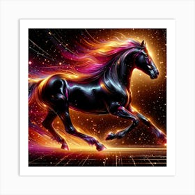 Creative Horse Beauty Illustration Nr 143 Art Print