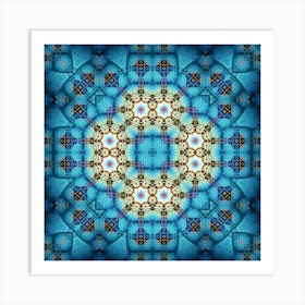 Blue Decor Art Print