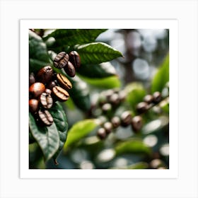 Coffee Beans On A Tree 59 Art Print