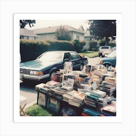 San Francisco Book Sale Art Print